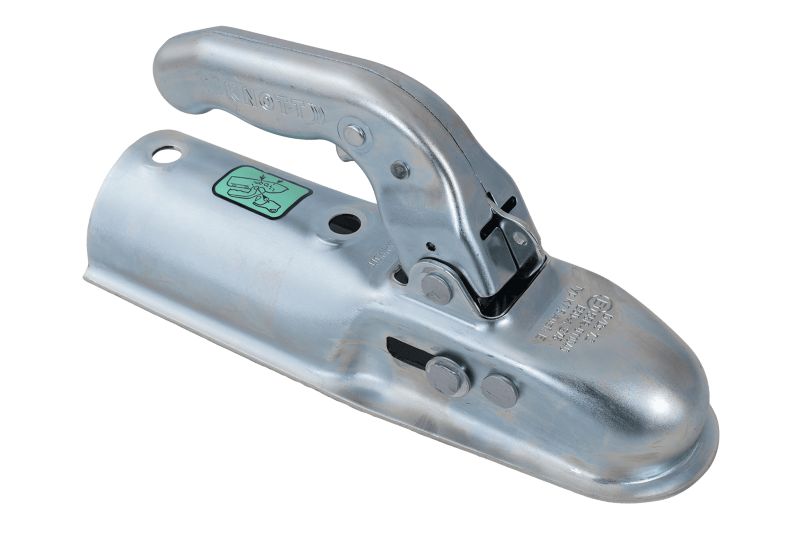 Zaczep kulowy KNOTT K7,5-E do przyczepki 750kg z dyszlem rurowym 70mm 1 szt.