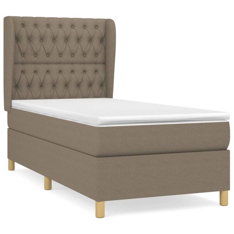 Łóżko kontynentalne WaszeMeble 90x190 Brązowe WM-3128729 1 szt.