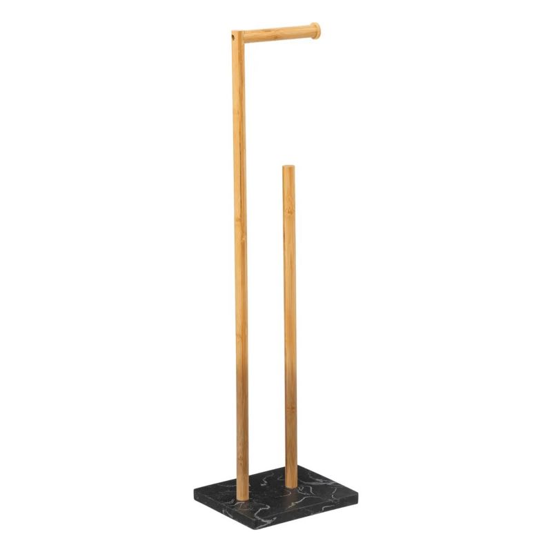 Stojak na papier toaletowy Lea Black 5Five Simply Smart czarny brązowy 78 cm 1 szt. 1 szt.