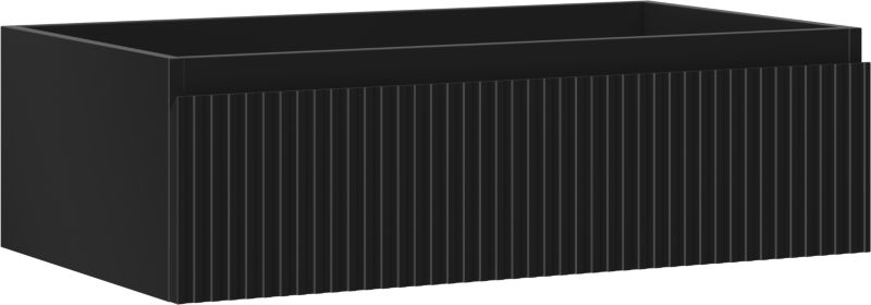 Szafka łazienkowa wisząca Mexen Rivel czarna 80 cm 1 szuflada 1 szt.