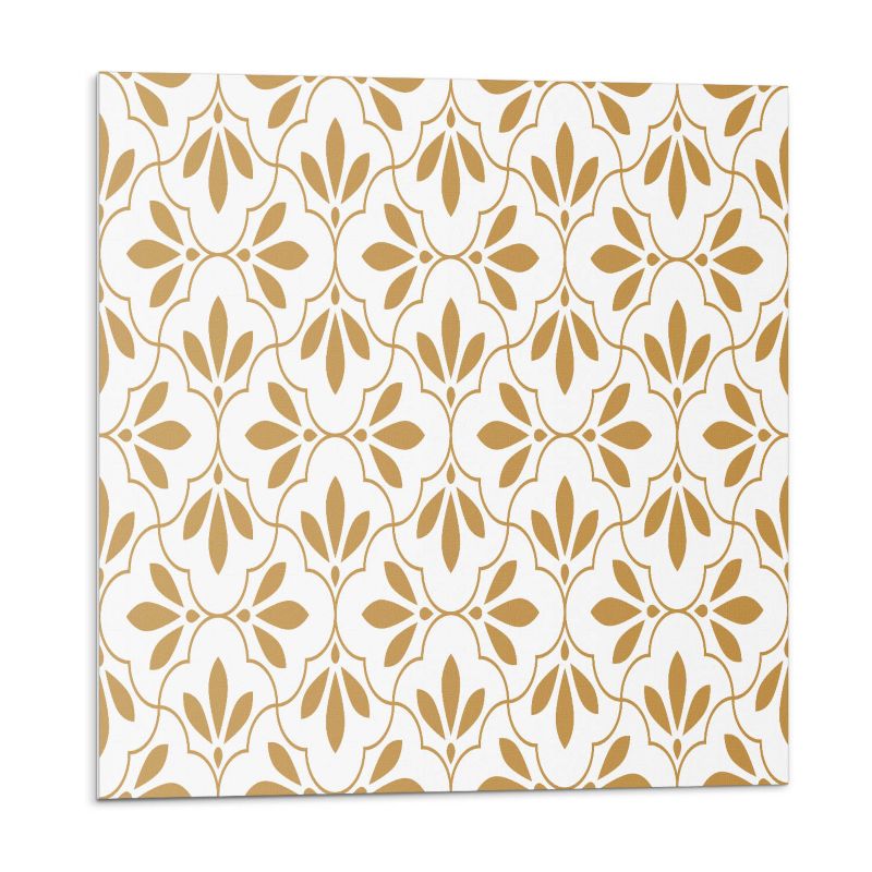 Kafelki samoprzylepne Wallfluent 50x50 cm Wytworny wzór roślinny 4 szt.