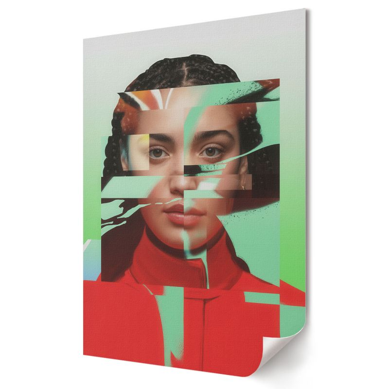 Plakat na ścianę Wallfluent Format A1 Nowoczesny portret Artysta Boa 1 szt.