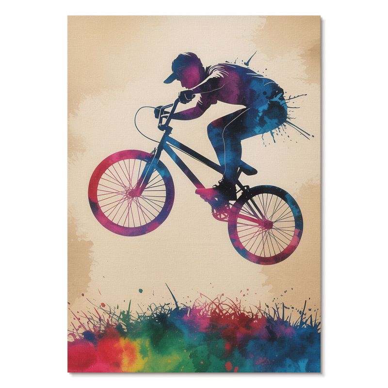 Plakat na Płótnie Tulup 59,4,x84 cm (A1) Kolorowa jazda Do sypialni, salonu, biura 1 szt.