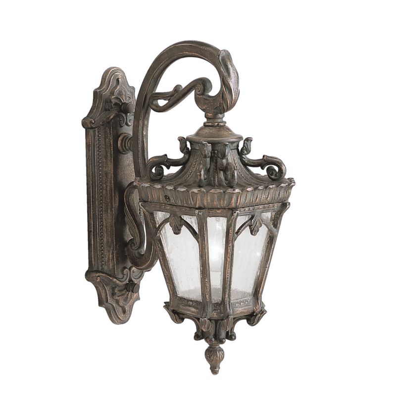 Kinkiet ścienny zewnętrzny Kichler Tournai brązowy 1 x E27 x 60W IP44 wym: 45,7 x 19,1 x 28,6 cm - 1 szt.