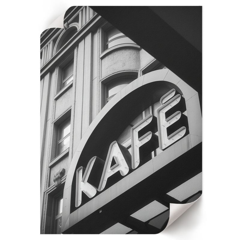 Plakat Do Kuchni ArtPrintCave 42x59,5 cm Kawiarnia miejska Impuls 1 szt.