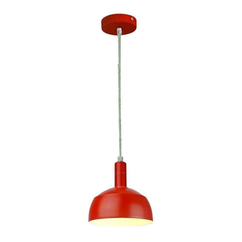 Lampa wisząca V-TAC Vt-7100 czerwona wym: 120 x 18 x 18 cm 1xE14 x 1 szt.