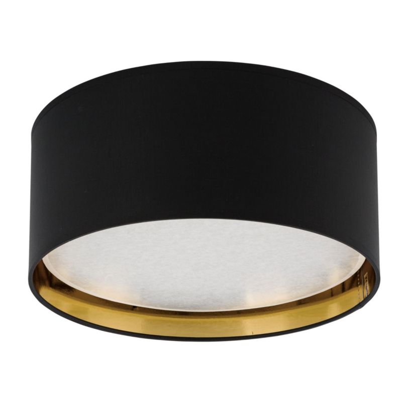 Plafon sufitowy TK-Lighting Bilbao biało-czarno-złoty 4 x E27 x 15W IP20 wym: 17 x 45 x 45 cm - 1 szt.