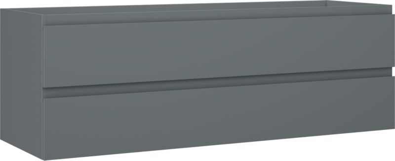 Szafka łazienkowa wisząca Mexen Orio grafit mat 140cm 2 szuflady 1 szt.