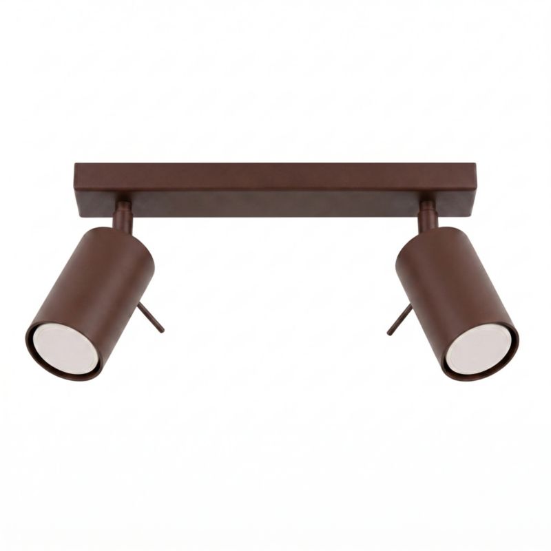 Plafon RING 2 brązowy Sollux Lighting 1 szt.