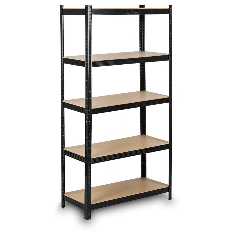 Regał magazynowy Humberg 180x90x40 cm metalowy czarny 5 półek 265 kg 1 szt.