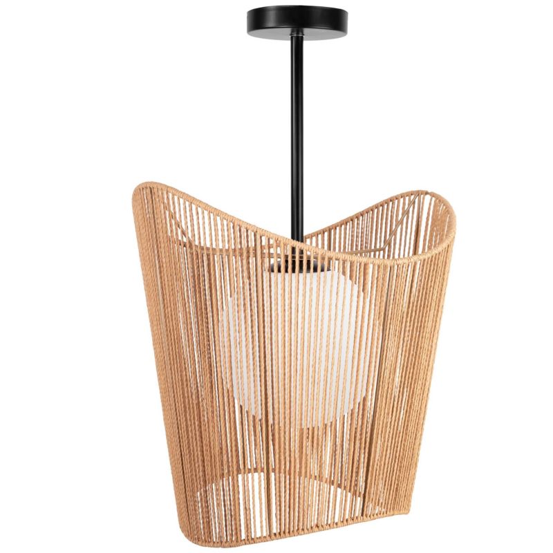 Lampa Sufitowa Wisząca Toolight App1588-1Cp Boho Beżowy