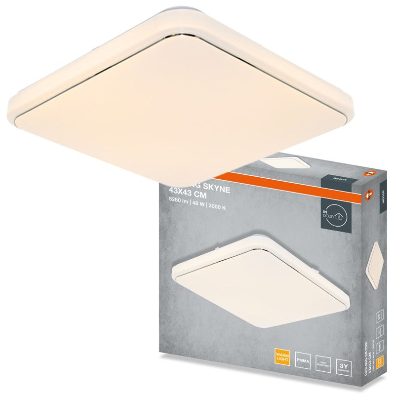 Plafon Osram Skyne Lampa Sufitowa Plafon LED 48W 3360lm 3000K Kwadratowy 1 szt.