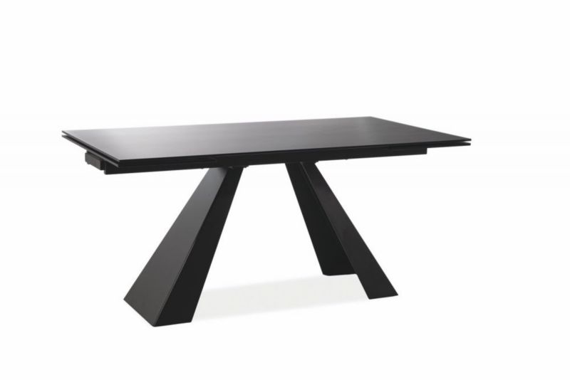 Stół Signal rozkładany SALVADORE 160(240)x90 czarny mat 1 szt