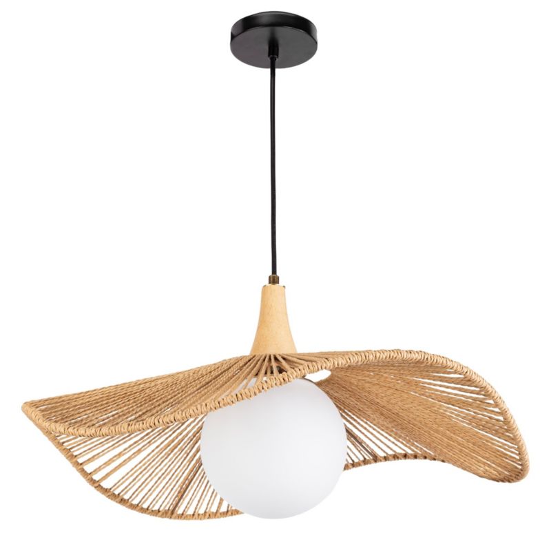 Lampa Sufitowa Wisząca Toolight App1932-1Cp Boho Brązowy 1 Szt