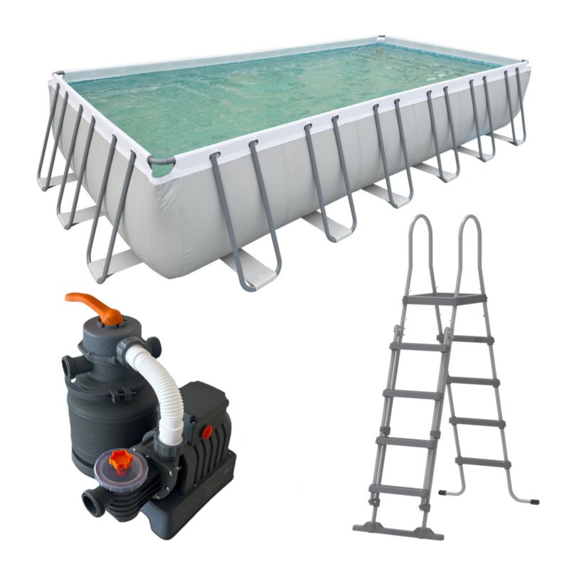 Basen stelażowy Warmtec prostokątny 7,6 x 3,66 x 1,32m 30132l BW760 1szt.