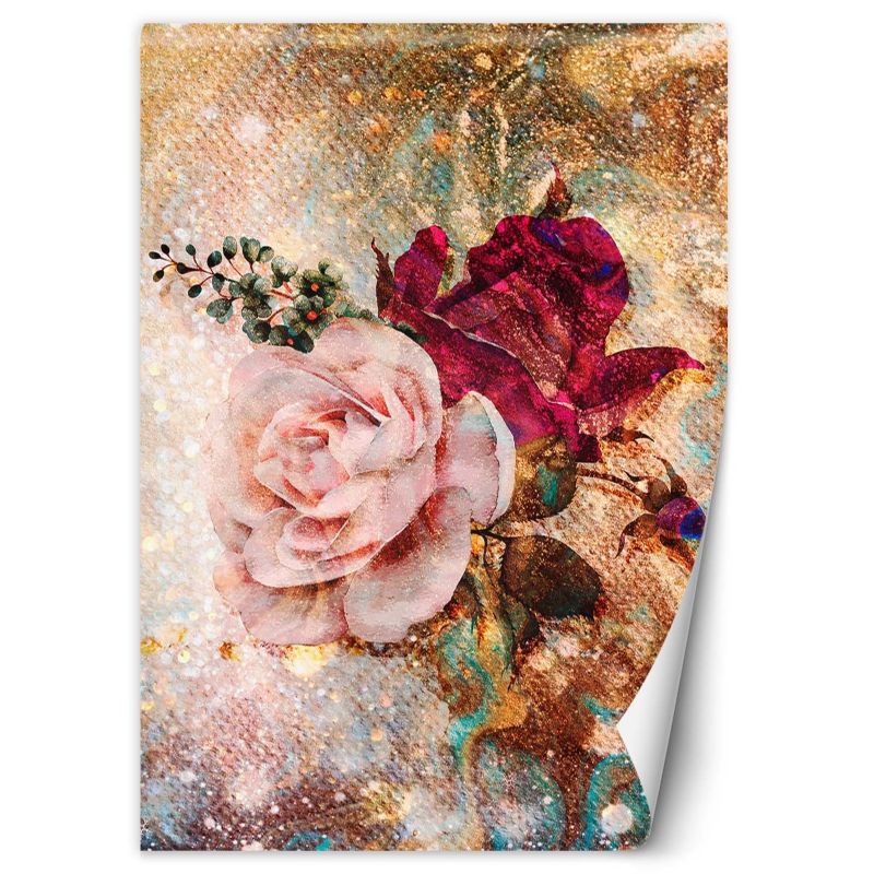 Fototapeta Feeby Różowe róże kwiaty 100x140 1 szt