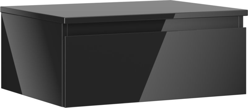 Szafka łazienkowa wisząca Mexen Orio czarny połysk 60 cm 1 szuflada 1 szt.