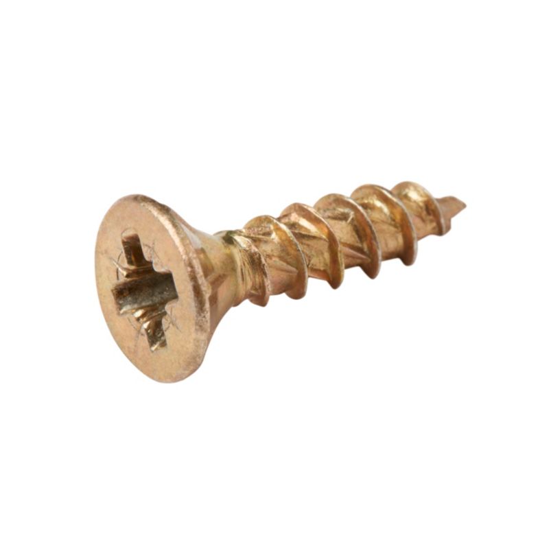 Wkręty do drewna TurboDrive PZ2 4 x 16 mm ocynk żółty 20 szt.