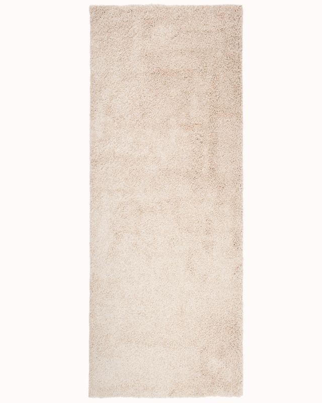 Chodnik do przedpokoju, korytarza 70x300cm Unito Beige Uno Mazovia - Shaggy, puszysty, wysokie runo, beżowy, 1szt.