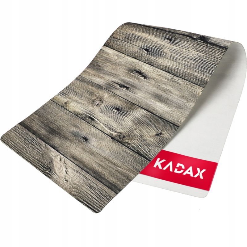 KADAX Bieżnik Na Stół Obrus Plamoodporny Filc 95x33 cm Drewno Brązowy 1 szt.