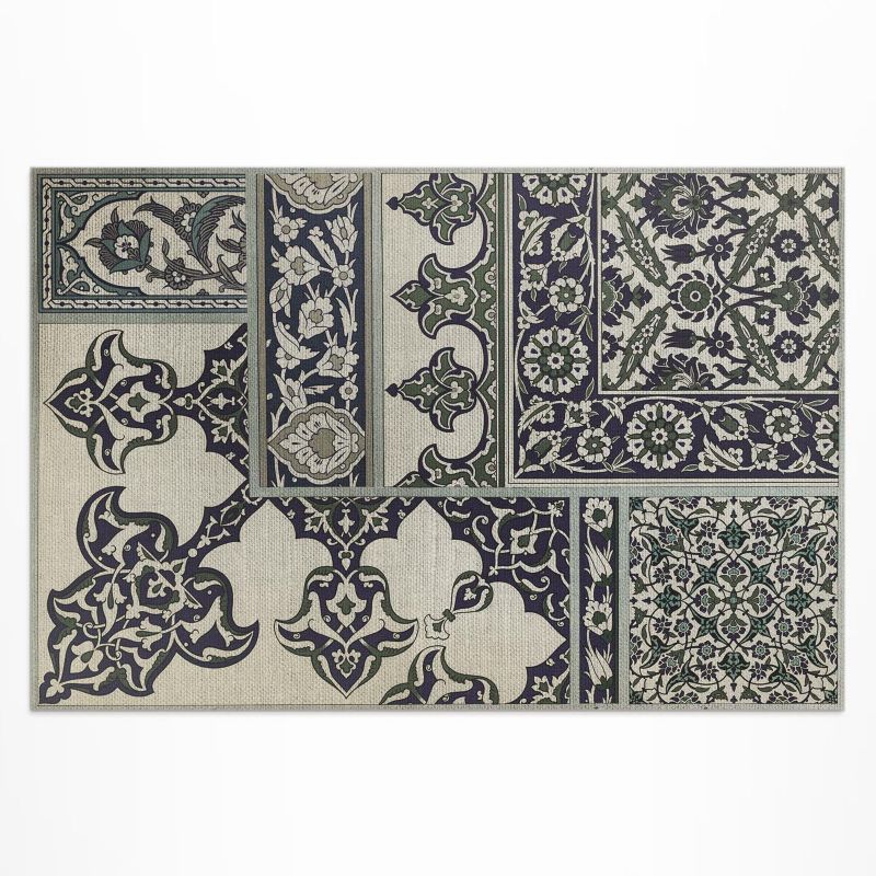Dywan Winylowy Z Nadrukiem Wallfluent 80x120 cm Patchwork Alberta Racineta 1 szt.