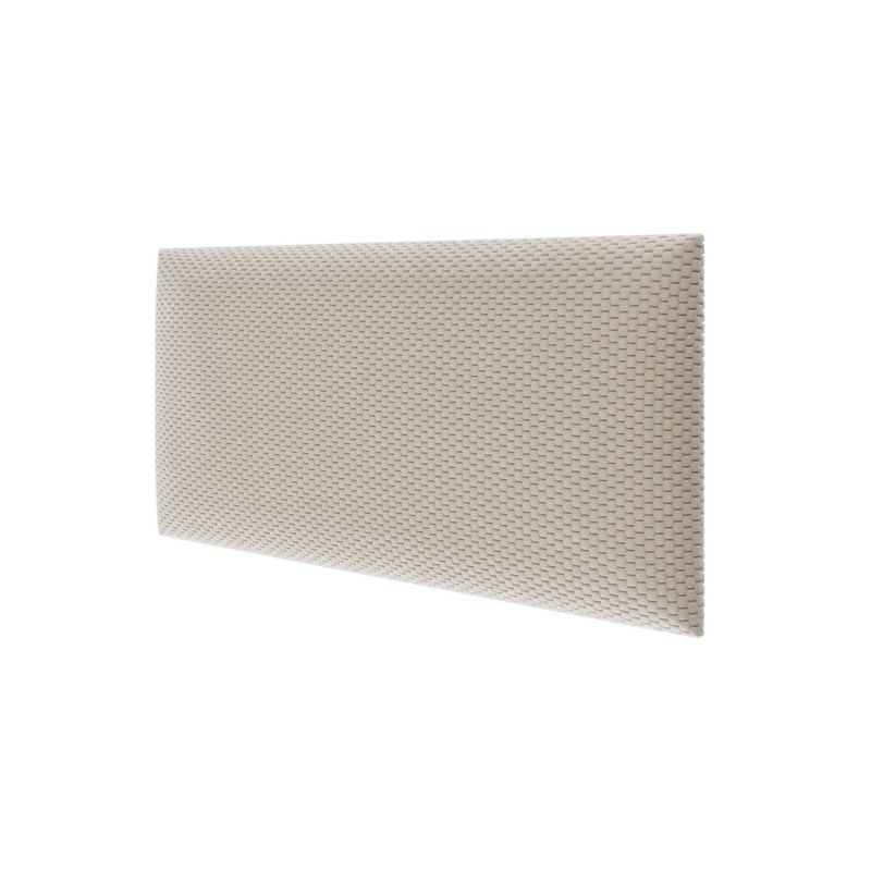 Panel tapicerowany ścienny Stegu wezgłowie 60x30 cm Kremowy welur - akustyczny, dekoracyjny 1 szt.