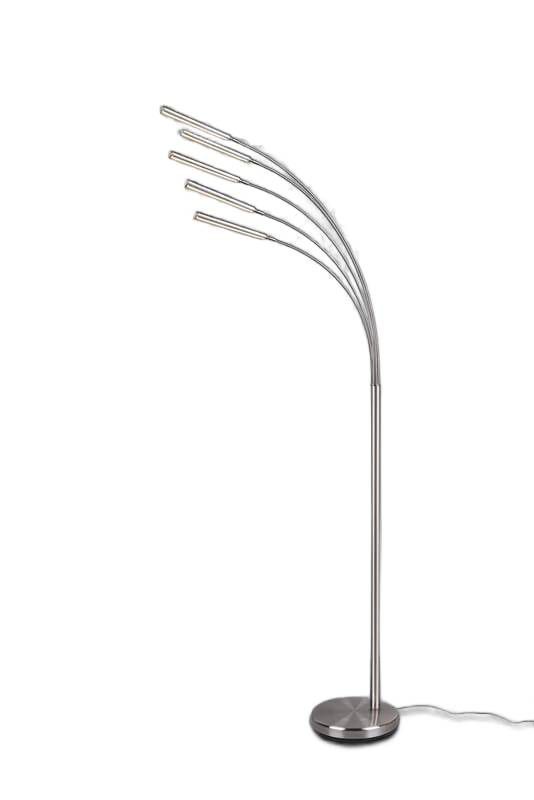 Lampa podłogowa stojąca RL Reed srebrna LED 4W 3000K 350lm wym: 195,5 x 30,5 x 30,5 cm - 1 szt.