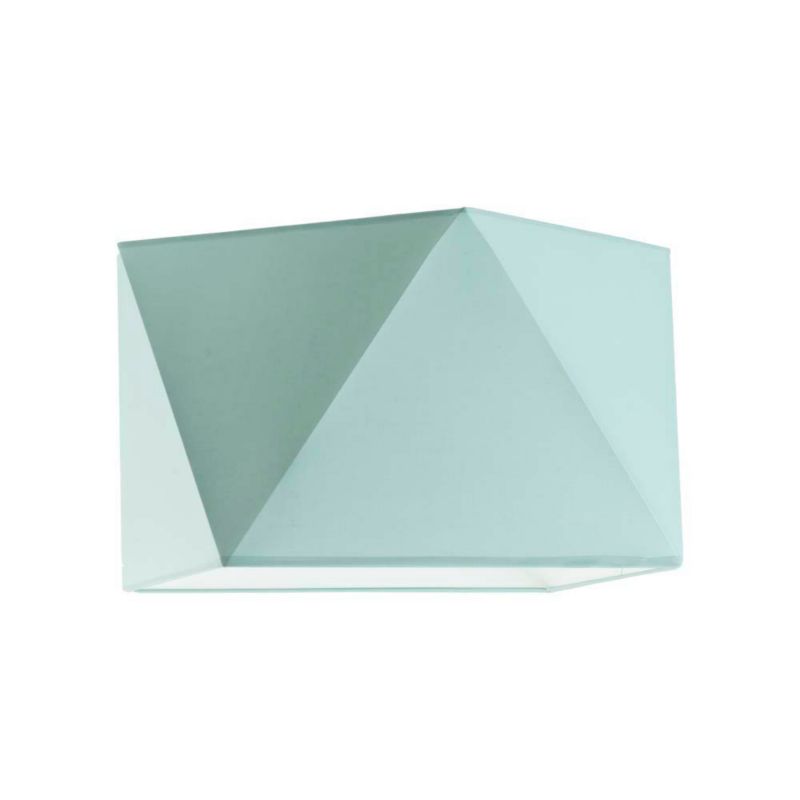 Lampa wisząca zwis Volta Light Factory żyrandol sufitowa z abażurem diament miętowy BURNE 1szt.