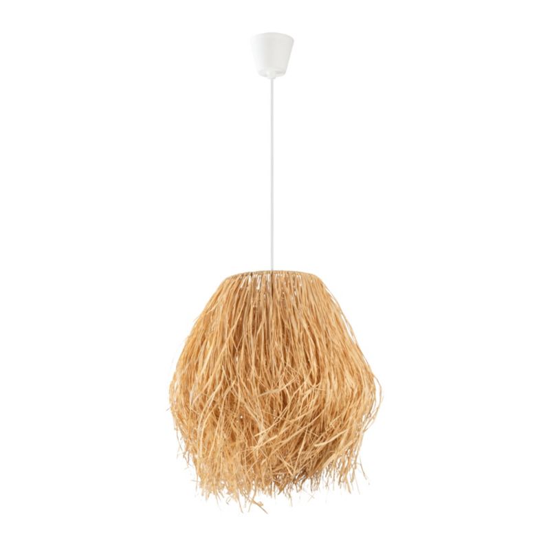 Lampa wisząca LightLogic LL ARILAS LAMP03 E27 66384 boho EKO z trawy rafii sufitowa do LED 1 szt.