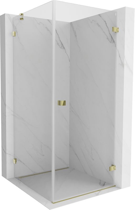 Kabina prysznicowa Mexen Lunar-B złota 100x100 cm 832-100-100-50-00-P 1 szt.