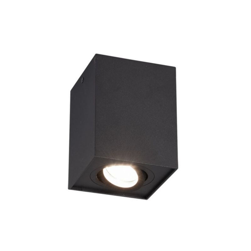 Oprawa sufitowa Trio Biscuit czarny 1 x GU10 x IP20 wym: 9,6 x 9,6 cm - 1 szt.