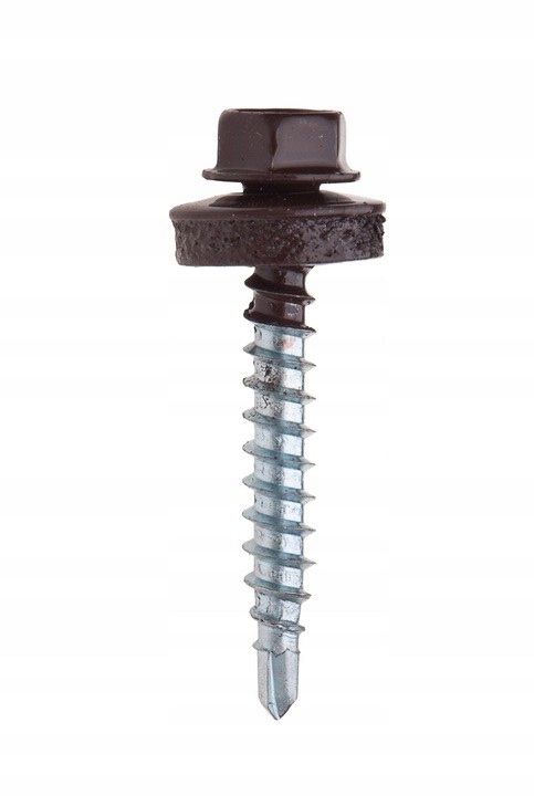 Wkręty farmerskie do drewna MAG-KRAK 4,8X80mm Ral 8017 farmery 100 szt.