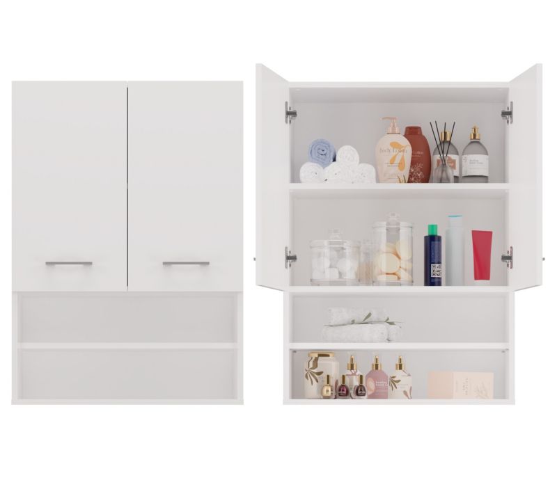 Szafka Łazienkowa Topeshop Wisząca Pola Mini DK - Biel Mat 30x64x90 cm 1 szt.