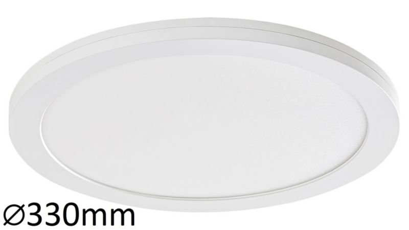 Oprawa sufitowa wpuszczana Rabalux Sonnet biała 1 x x 30W IP20 wym: 33 x 33 cm okrągła - 1 szt.