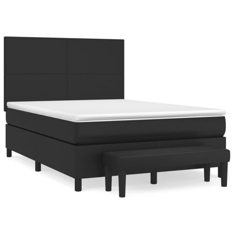 Łóżko kontynentalne WaszeMeble 140x190 cm czarne WM-3137539 1 szt.