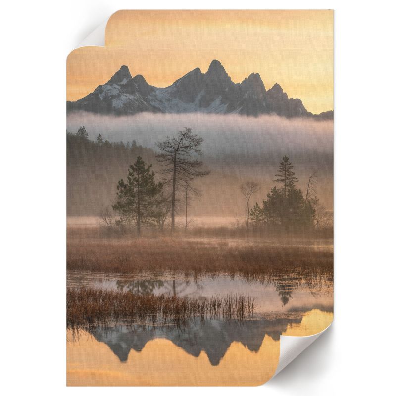 Plakat Ścienny ArtPrintCave 59,5x84 cm Górski pejzaż Nevara 1 szt.