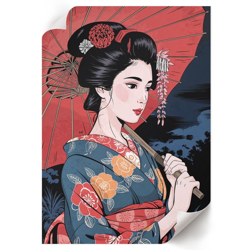 Plakat Dekoracyjny ArtPrintCave 42x59,5 cm Japońska elegancja Carpe Diem 1 szt.