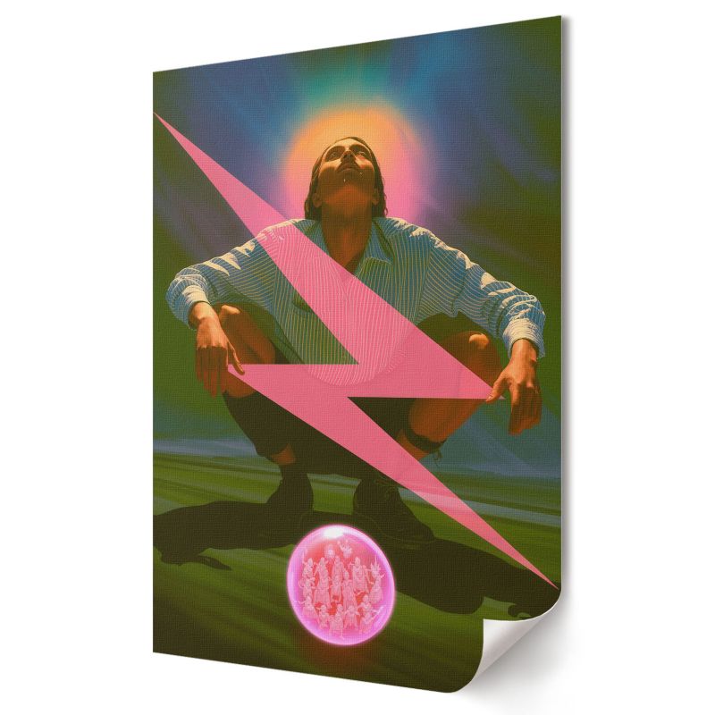 Plakat Wallfluent Format A3 Surrealistyczny mężczyzna Artysta Issa0 1 szt.
