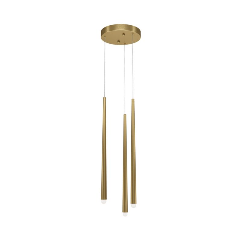 Lampa wisząca Maytoni Cascade mosiężny wym: 369,3 x 26 x 26 cm wbudowany LED 19W 1 szt.