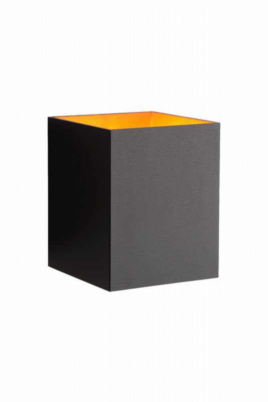 Kinkiet ścienny Lucide Xera czarno-złoty 1 x G9 x 42W IP20 wym: 10 x 10 x 8,2 cm - 1 szt.