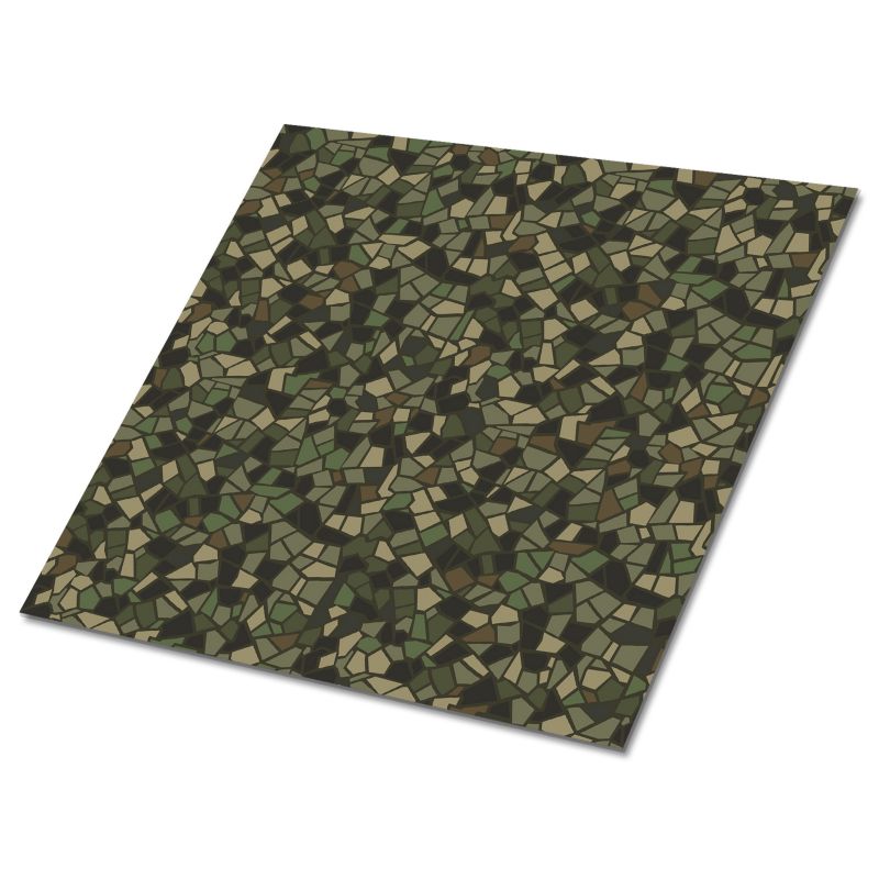Kafelki samoprzylepne Tulup 30x30 cm Mozaika wojskowa 9 szt.