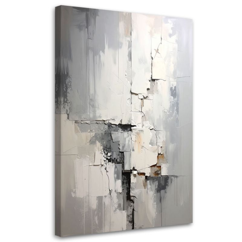 Obraz do salonu sypialni kuchni Feeby Szaro beżowa nowoczesna 20x30cm 1szt