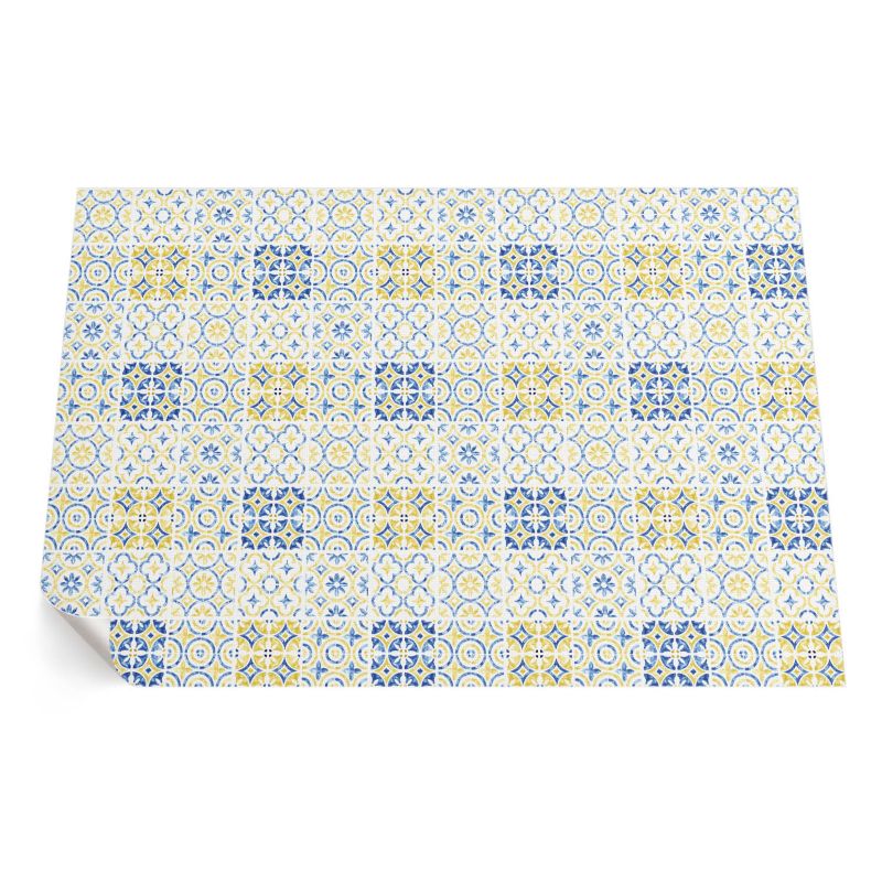Dywan Winylowy Zewnętrzny ArtPrintCave 140x210 cm Hiszpańska mozaika wzorzyste kafelki 1 szt.