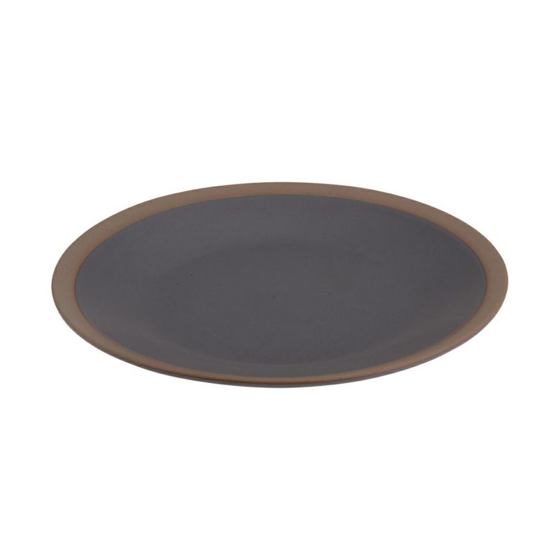 Talerz deserowy Clay Siaki Collection brązowy mały kamionka 18cm 1 szt.