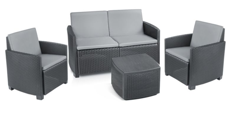 Meble Ogrodowe Corciano Garden Box 4 osobowy zestaw mebli 1szt.