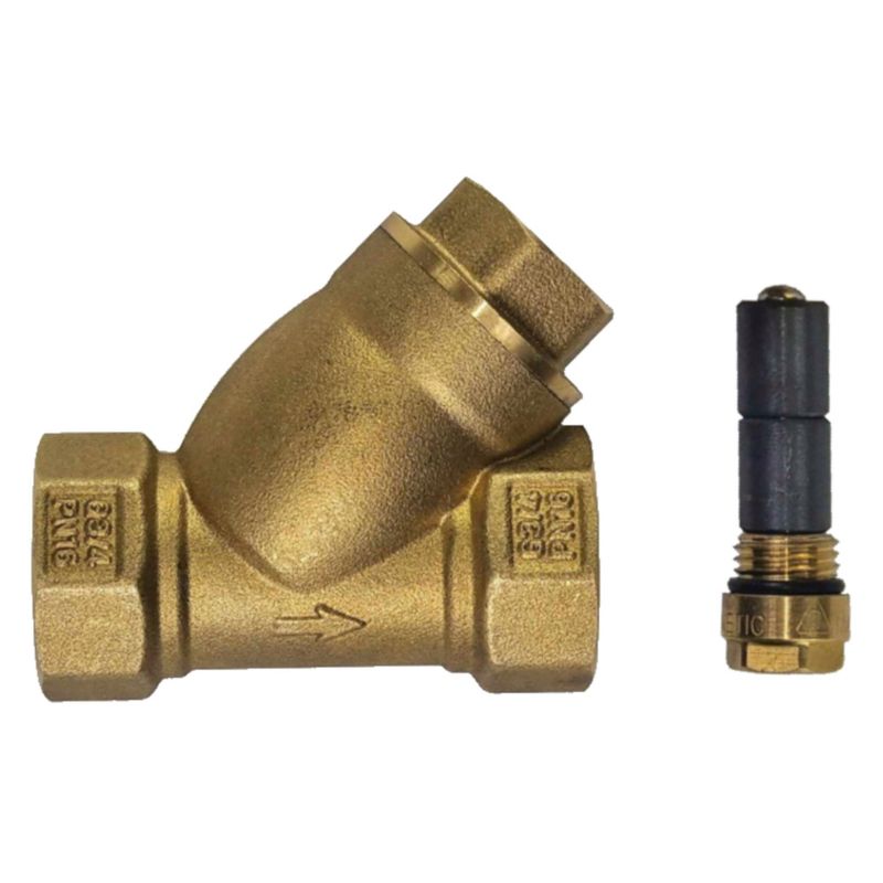 Filtr Magnetyczny do Wody Siatkowy z Magnesem Skośny 1" Invena 1 szt.