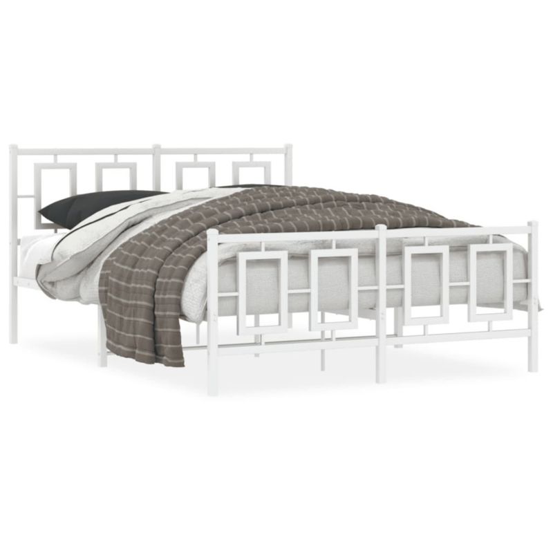 Łóżko metalowe WaszeMeble 140x190 cm biała WM-374308 1 szt.