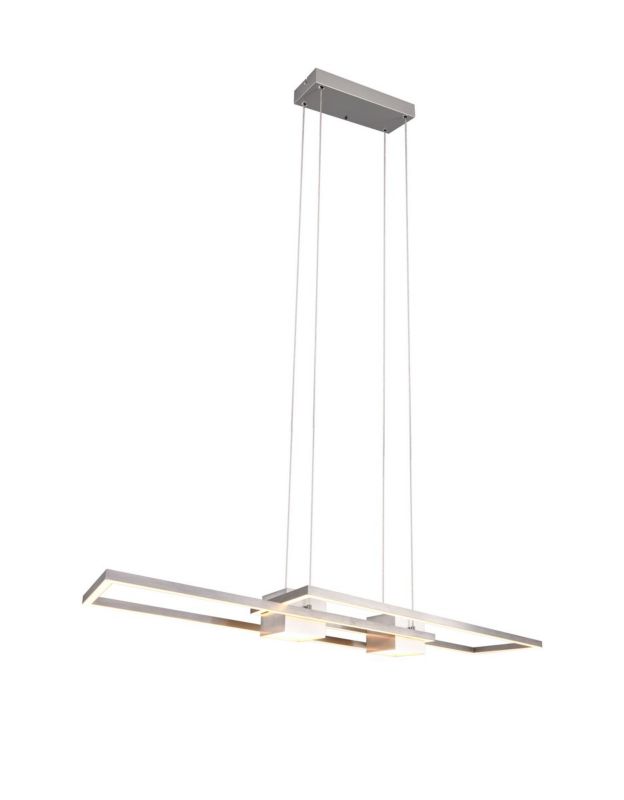 Lampa wisząca z pilotem Trio ALBANY srebrna LED 37W 2700-6500K 4300lm IP20 - 1 szt.