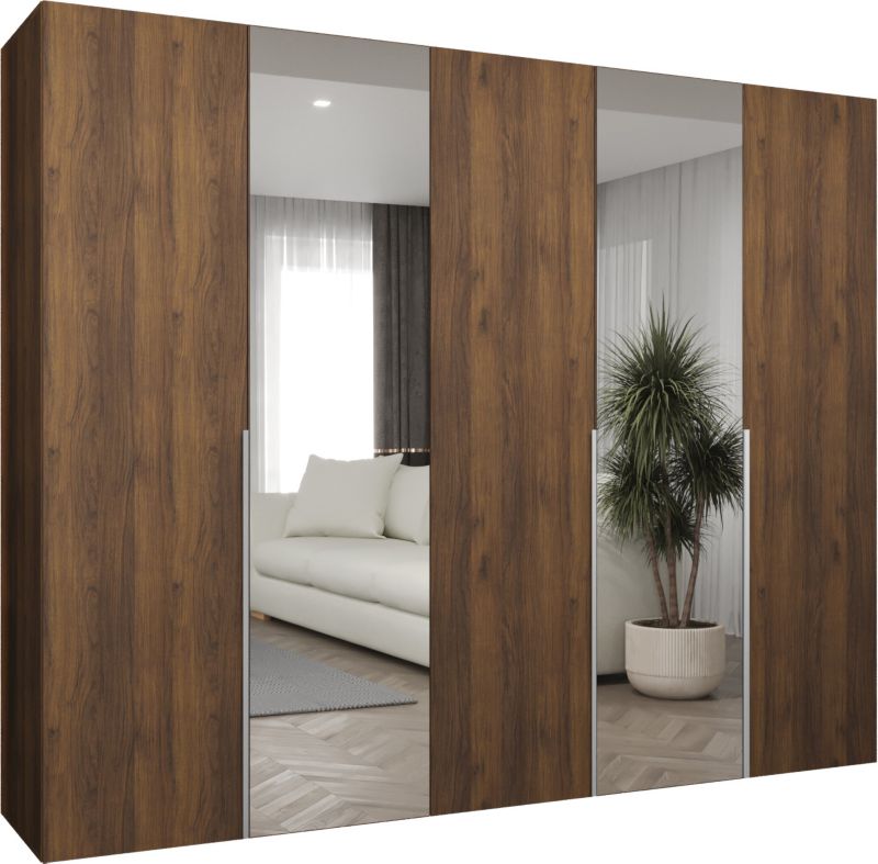 Szafa uchylna otwierana ALICANTE 2 250 wys 202 cm Orzech Warmia + Kaszmir 1 szt
