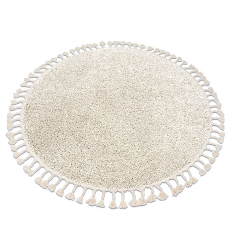 Dywan dla dzieci Berber RugsX koło 120 cm krem GR3848 1 szt.